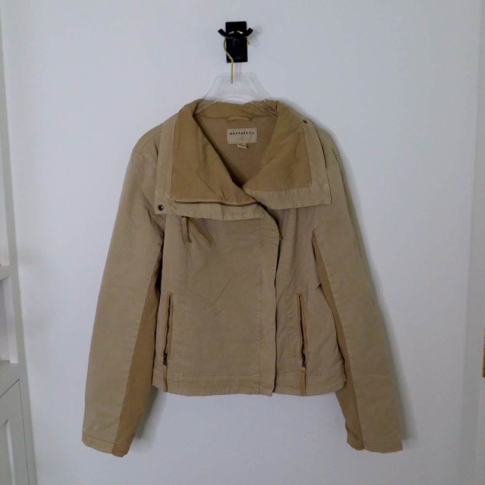 Marrakech Brown Moto Jacket